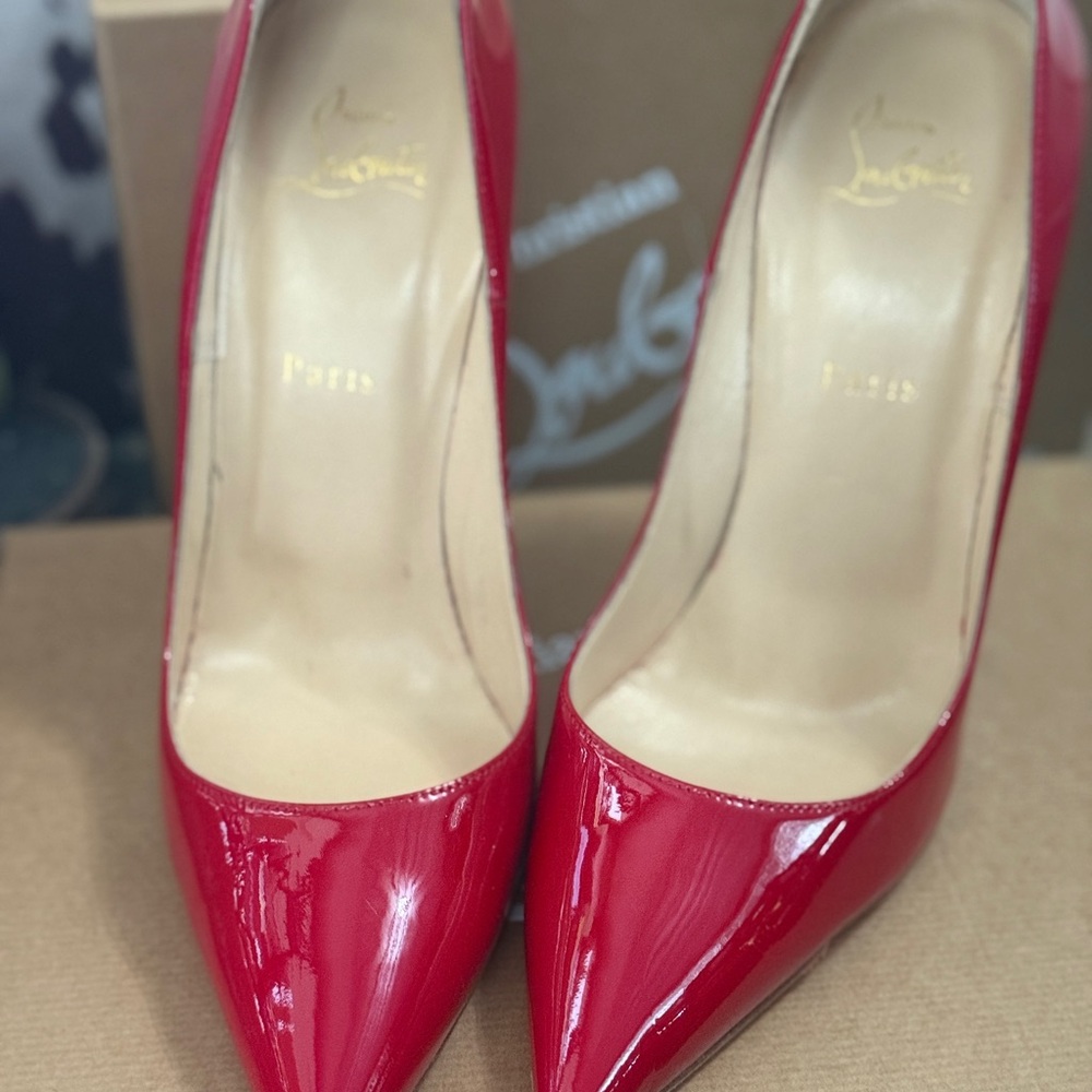 Christian Louboutin Red Patent Leather Heels
